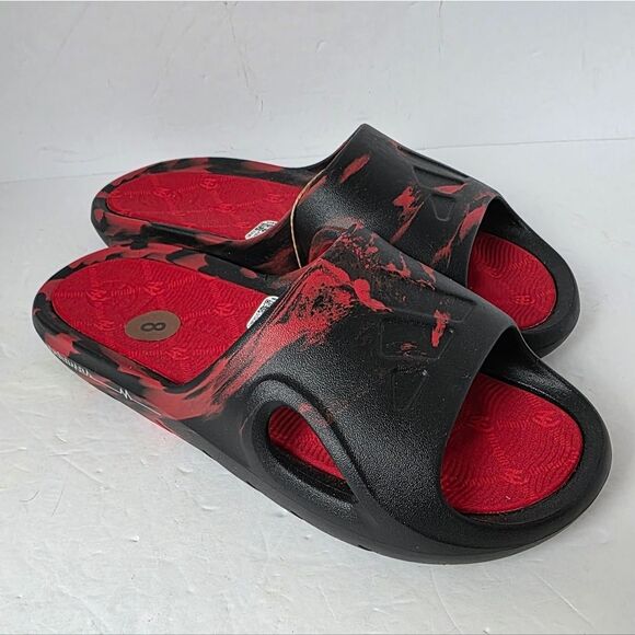 Adidas Adicane Patrick Mahomes Slide Sandals Red Black Size 8 New main image 6